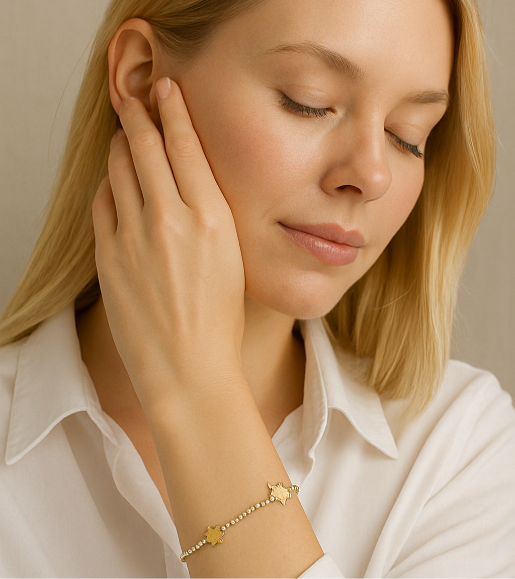 Bracelet Papillon Doré – Strass & Élégance